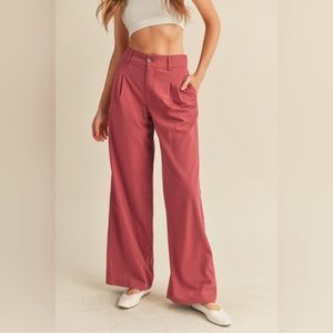 Raspberry High Rise Trouser Pant NWT